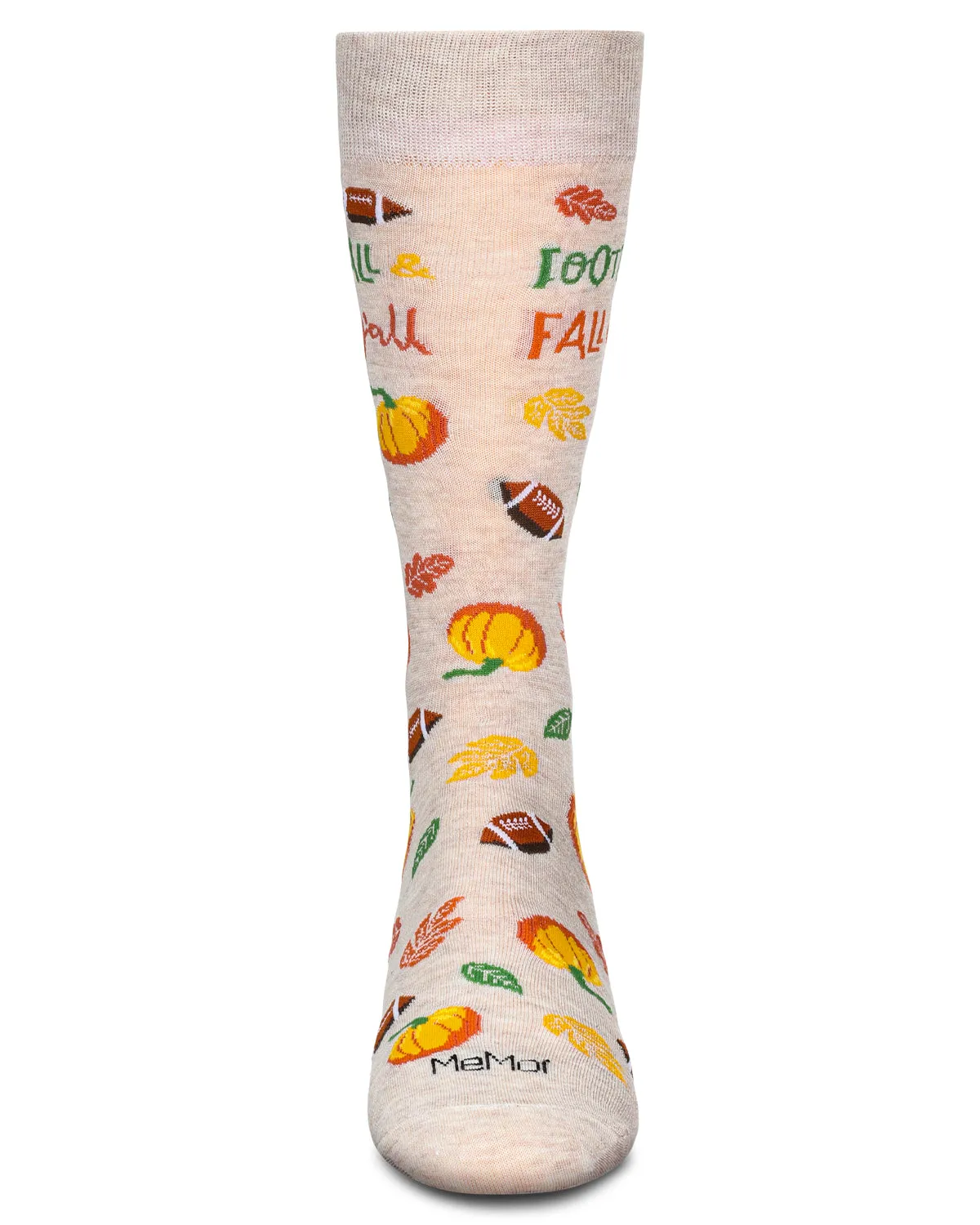 Men's Football & Fall Bamboo Crew Socks sold by MeMoi product image thumbnail 2