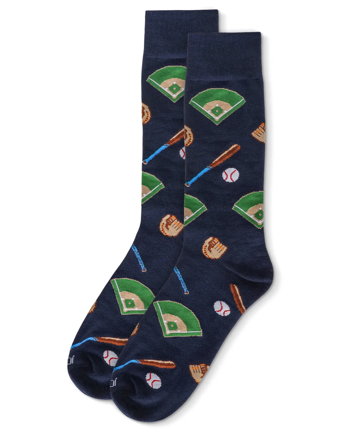 Men's Baseball Bamboo Crew Socks sold by MeMoi product image thumbnail 3