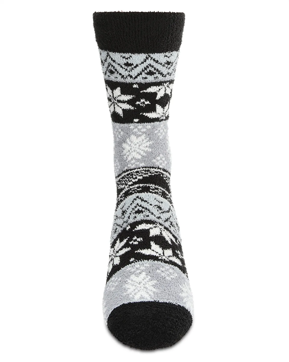 Men's Snowflake Fairisle Super Soft Cozy Crew Socks sold by MeMoi product image thumbnail 2