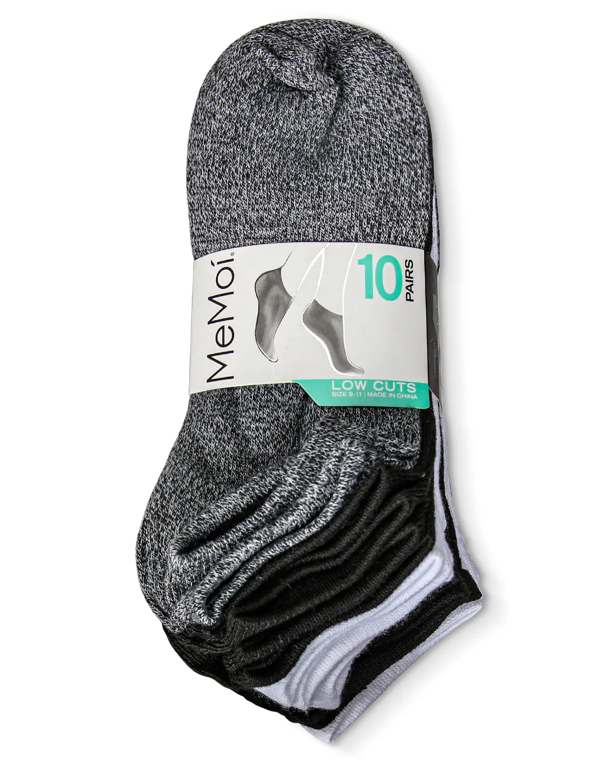 Solid Lowcut Sock 10 Pair Pack sold by MeMoi product image thumbnail 4