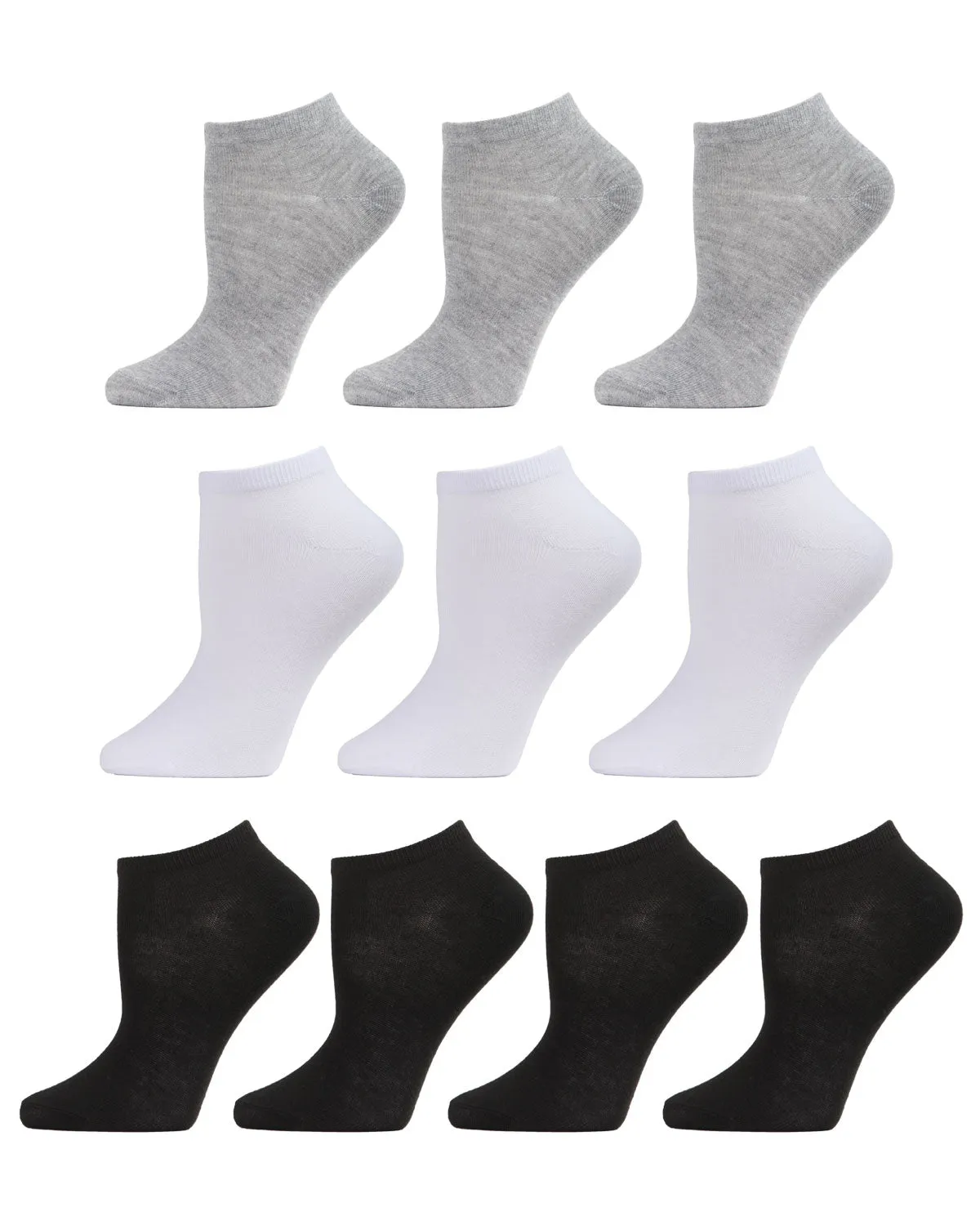 Solid Lowcut Sock 10 Pair Pack sold by MeMoi product image thumbnail 2
