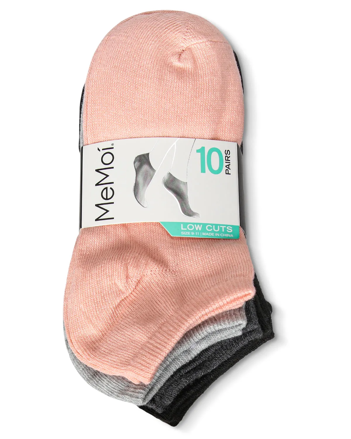 Solid Lowcut Sock 10 Pair Pack sold by MeMoi product image thumbnail 5