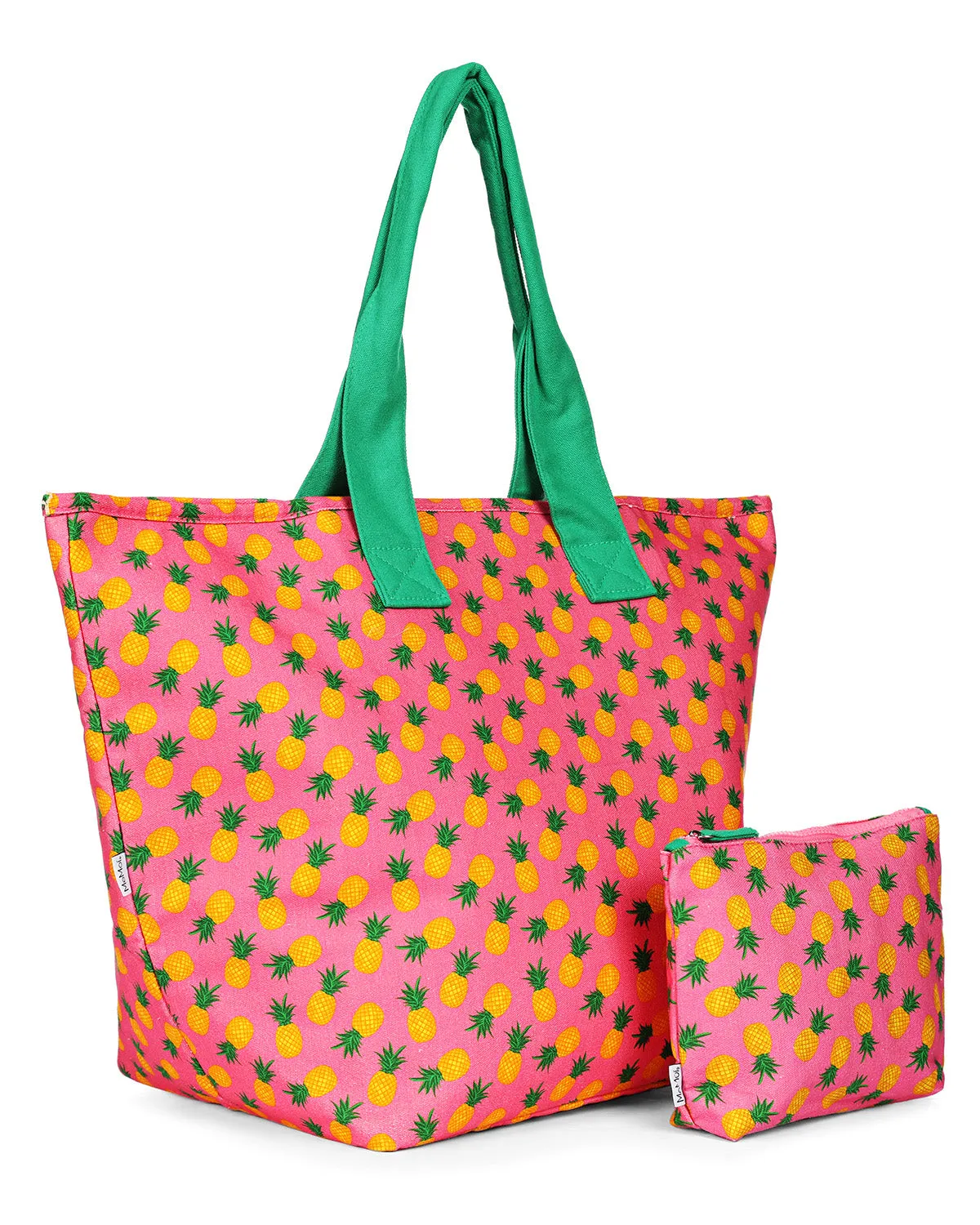 Pineapple Makeup and Tote Bag Set sold by MeMoi product image thumbnail 3