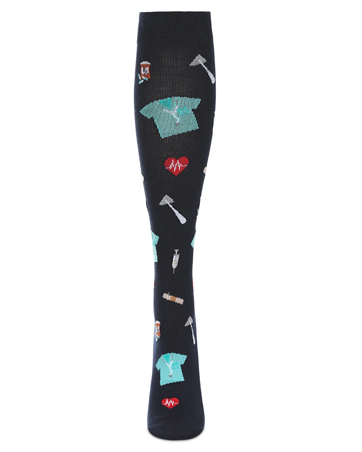 Women's Medical Themed Bamboo Blend 8-15 MMHG Graduated Compression Socks sold by MeMoi product image thumbnail 2