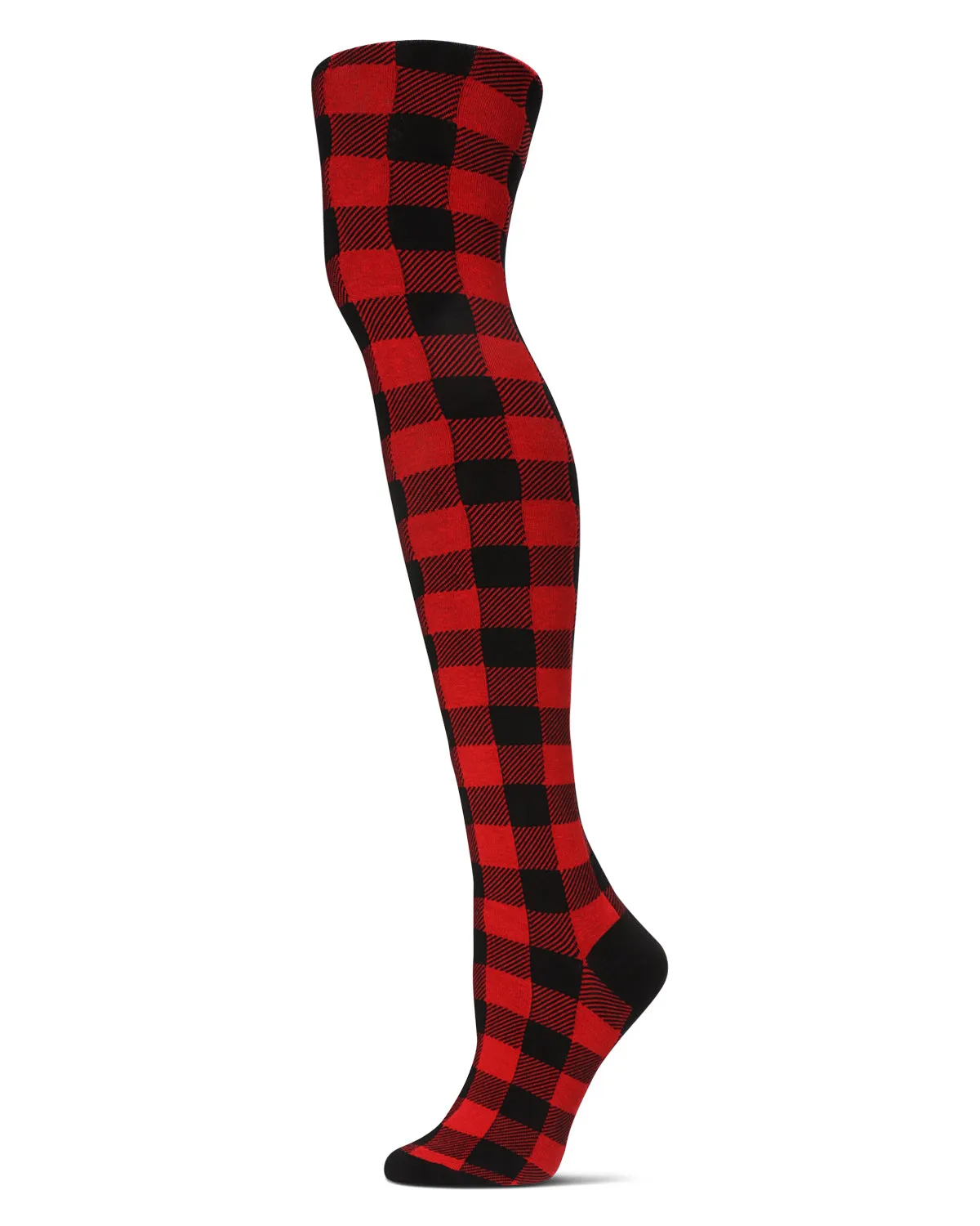 Women's Buffalo Check Sweater Tights sold by MeMoi product image thumbnail 5
