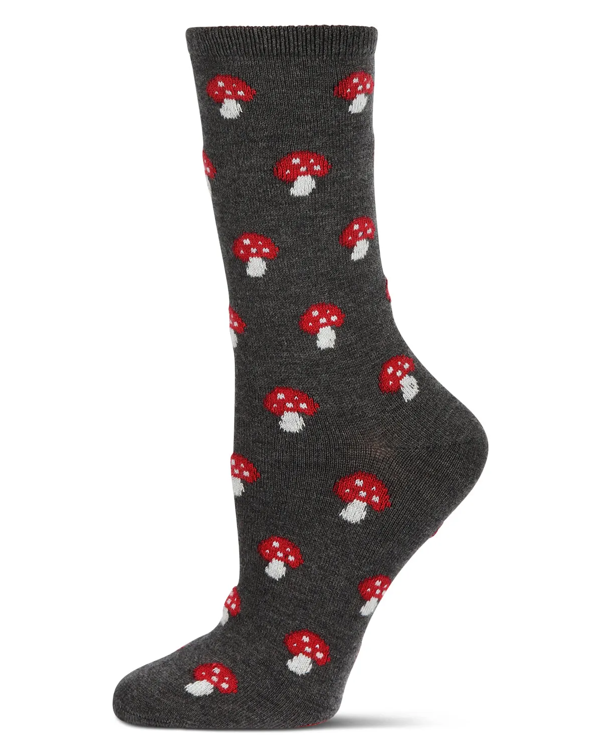 Women's Soft Mushroom Cashmere Crew Socks sold by MeMoi