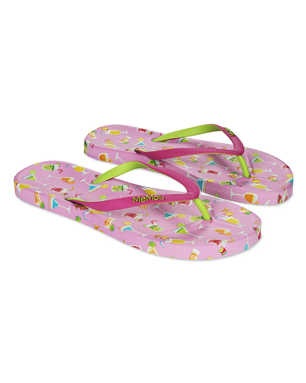 Women's Drinks Flip Flops & Mesh Bag Set sold by MeMoi product image thumbnail 3