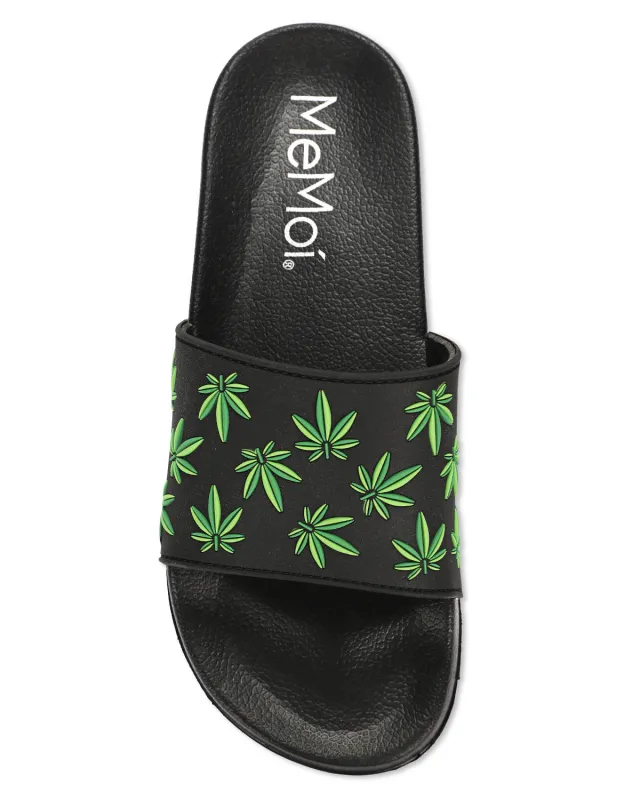 Women's Weed Lightweight Slides sold by MeMoi