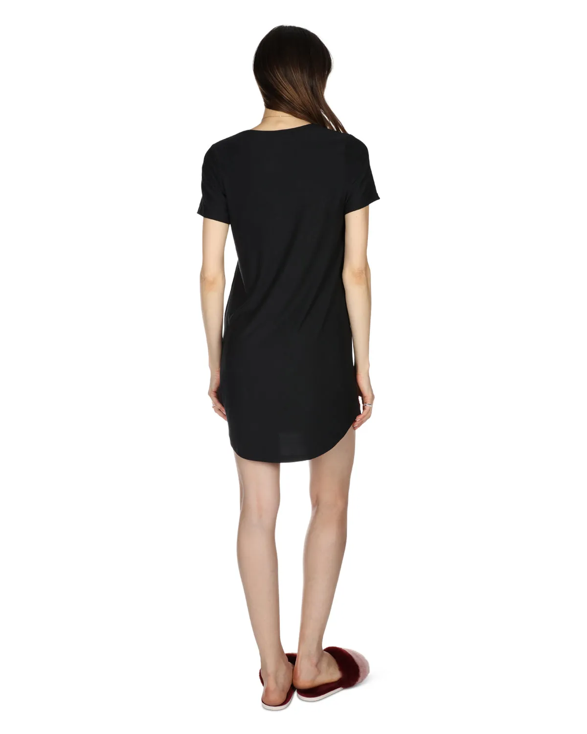 Women's I Could Give Up Wine But I'm Not A Quitter V-Neck Sleepshirt sold by MeMoi product image thumbnail 3