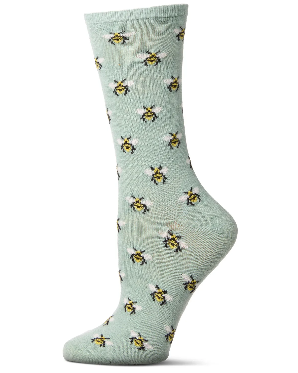 Women's Bee Cashmere Blend Crew Socks sold by MeMoi product image thumbnail 2
