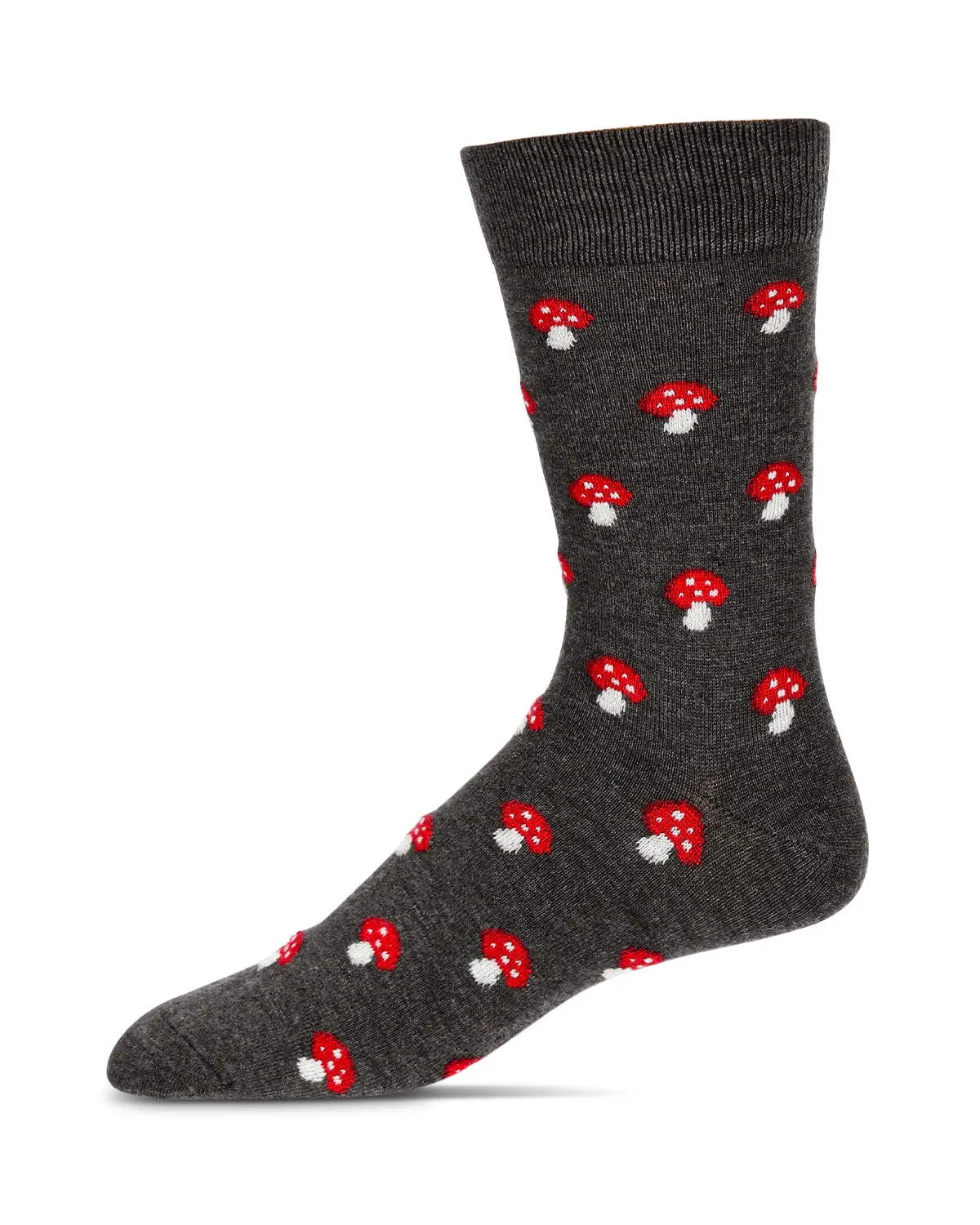 Men's Mushroom Luxuriously Soft Cashmere Crew Socks sold by MeMoi