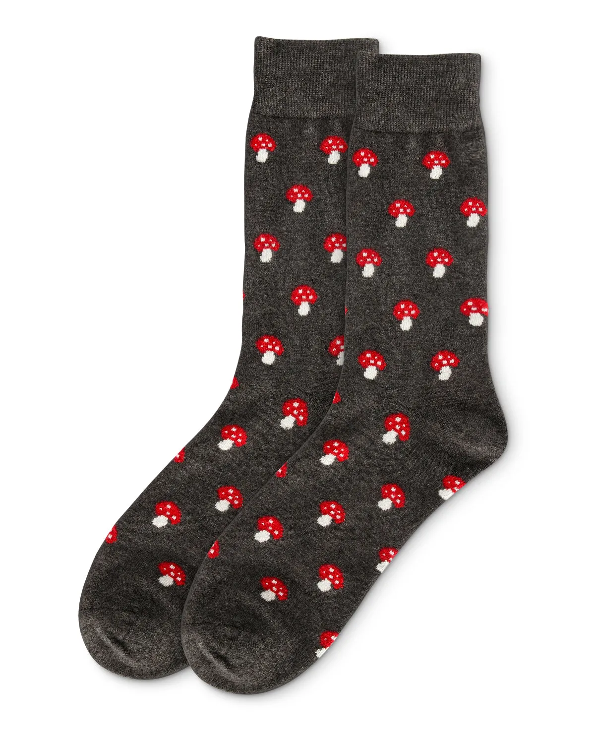 Men's Mushroom Luxuriously Soft Cashmere Crew Socks sold by MeMoi product image thumbnail 4