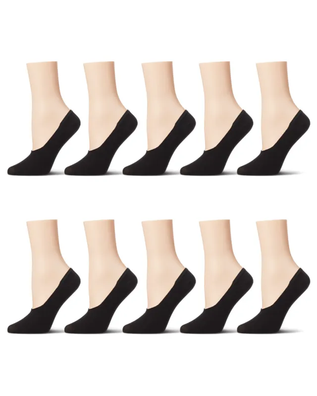 Women's 10 Pair Pack High Cut Sneaker Liners sold by MeMoi