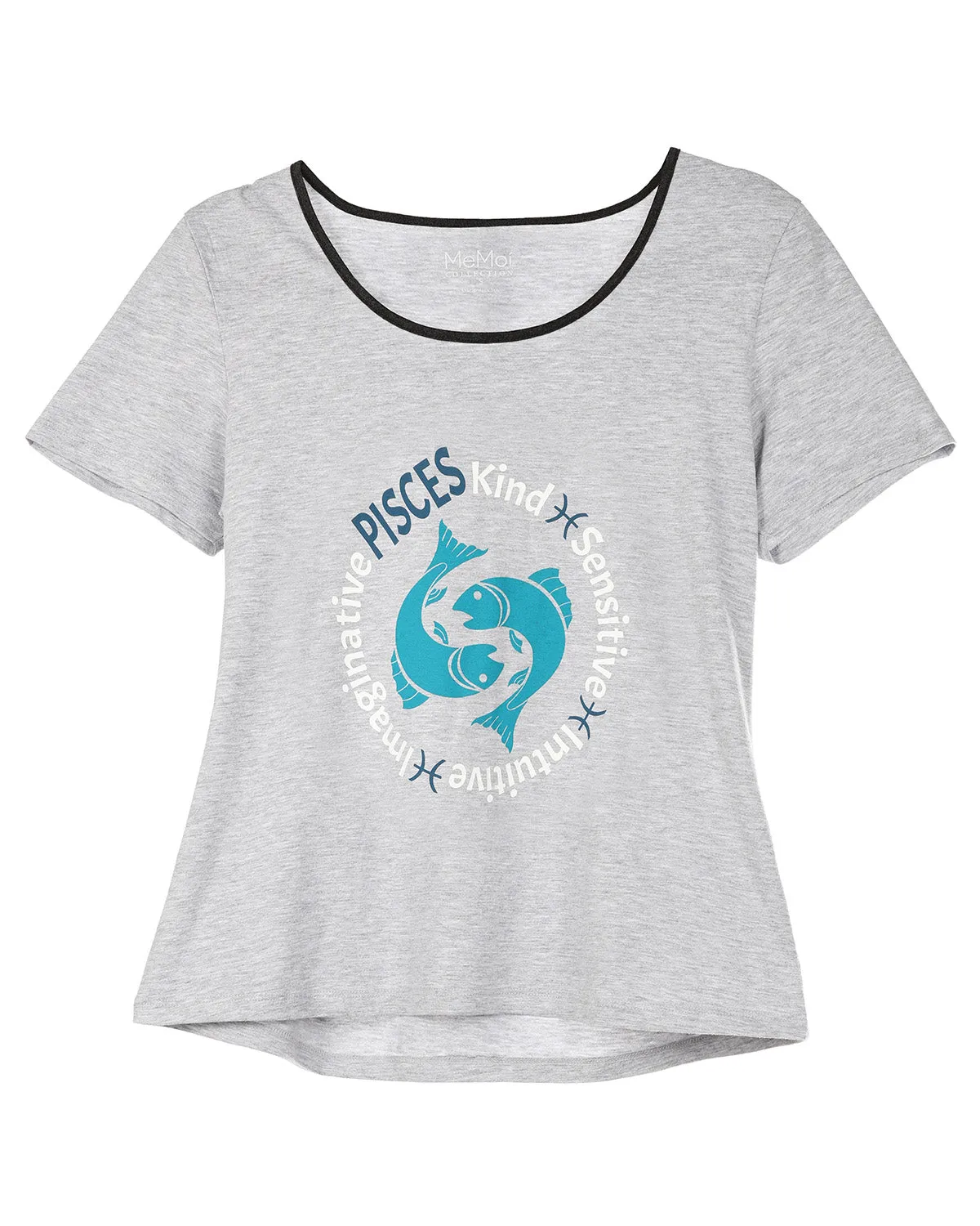 Women's Pisces Zodiac Sign PJ Short Set sold by MeMoi product image thumbnail 3