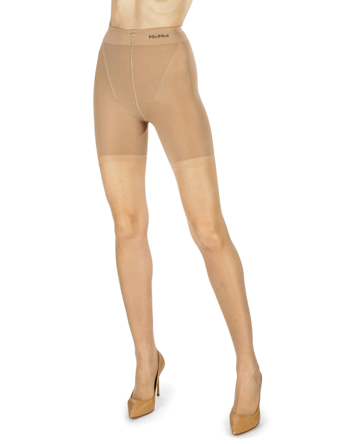 Women's Nudes Ultra Bare Essentials Longline Control Top LUXE Pantyhose sold by MeMoi product image thumbnail 5