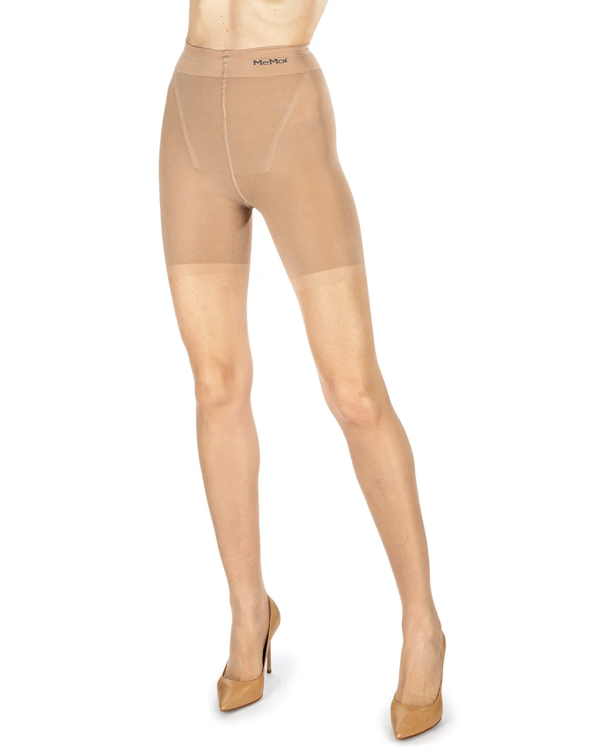 Women's Nudes Ultra Bare Essentials Longline Control Top LUXE Pantyhose sold by MeMoi product image thumbnail 3