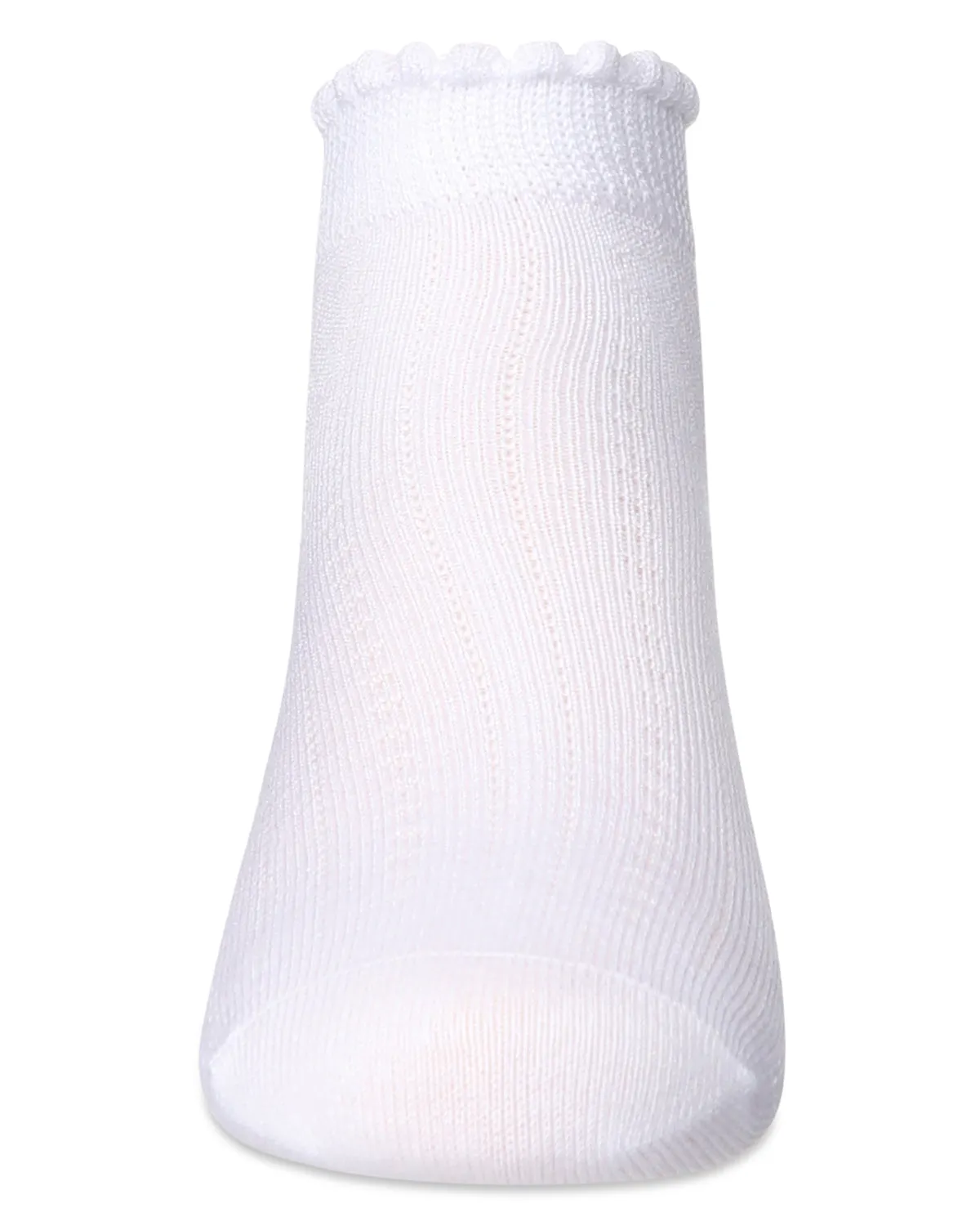 Ditsy Floral Scalloped Cuff Anklet Sock sold by MeMoi product image thumbnail 5