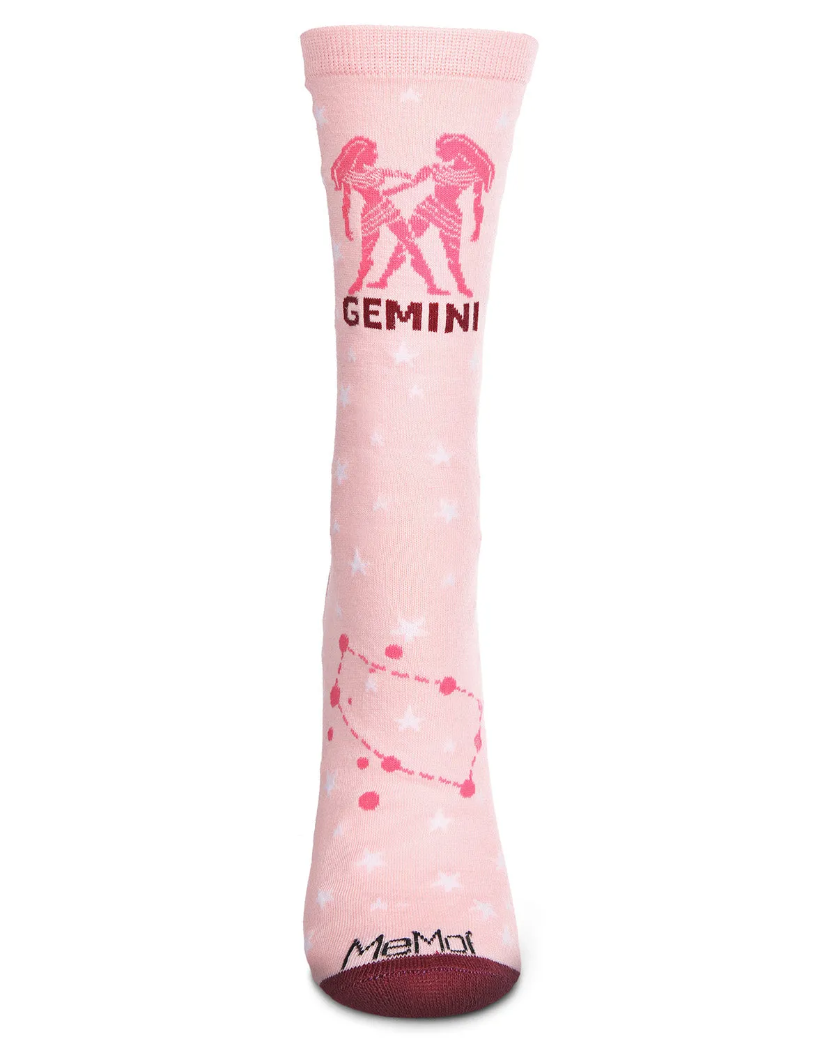 Women's Gemini Zodiac Sign Crew Socks sold by MeMoi
