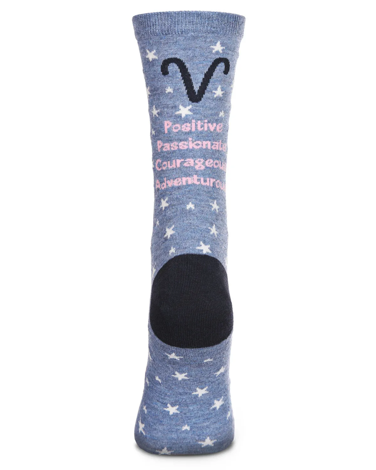 Women's Aries Zodiac Sign Crew Socks sold by MeMoi product image thumbnail 2