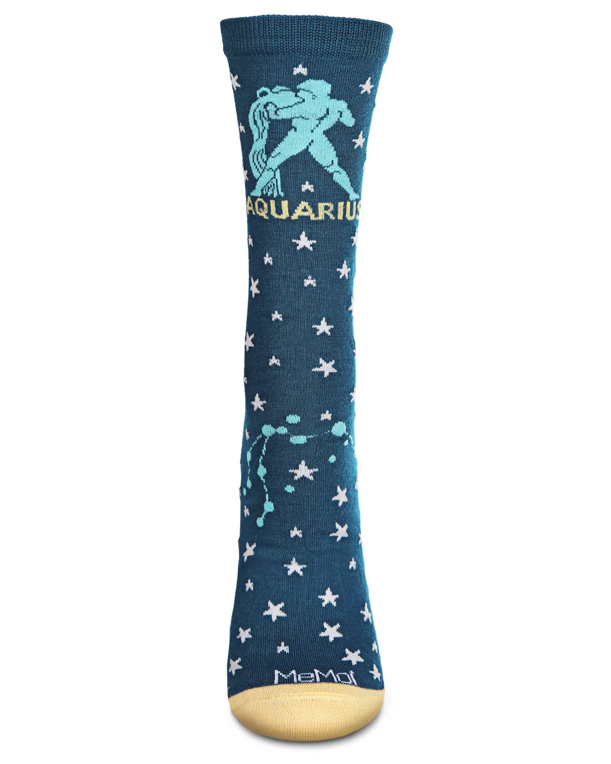 Women's Aquarius Zodiac Sign Crew Socks sold by MeMoi