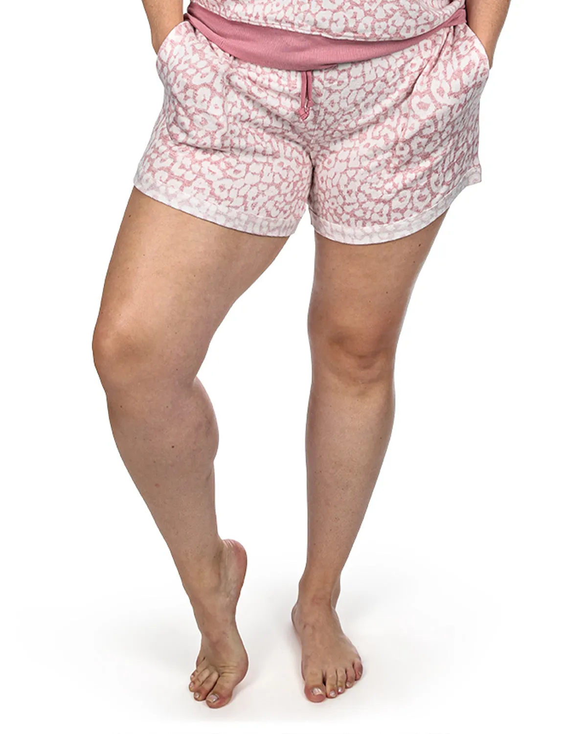 Women's Leopard Print Lounge Shorts sold by MeMoi product image thumbnail 4