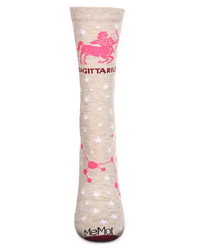 Women's Sagittarius Zodiac Sign Crew Socks sold by MeMoi