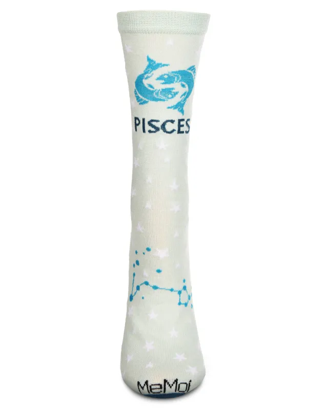 Women's Pisces Zodiac Sign Crew Socks sold by MeMoi
