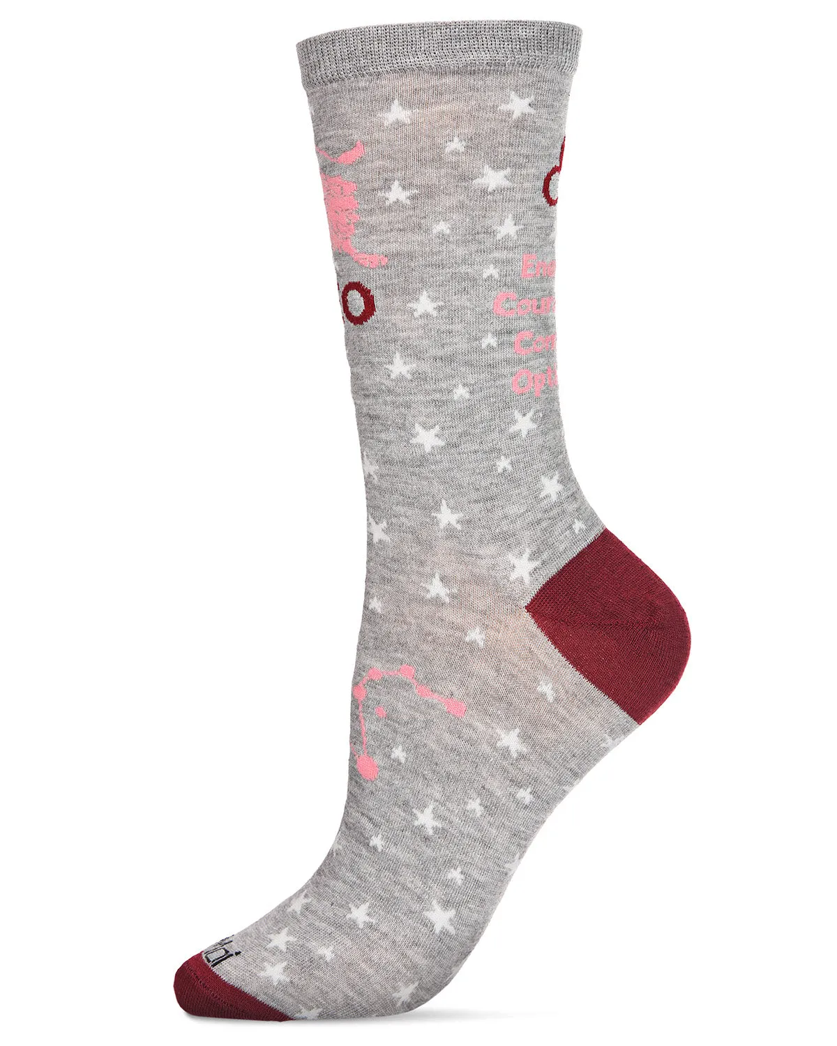 Women's Leo Zodiac Sign Crew Socks sold by MeMoi product image thumbnail 3