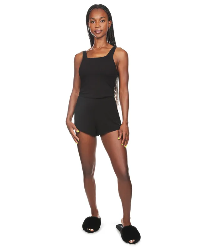 Women's Soft Luxe Matching Ribbed Tank Top and Short Set sold by MeMoi