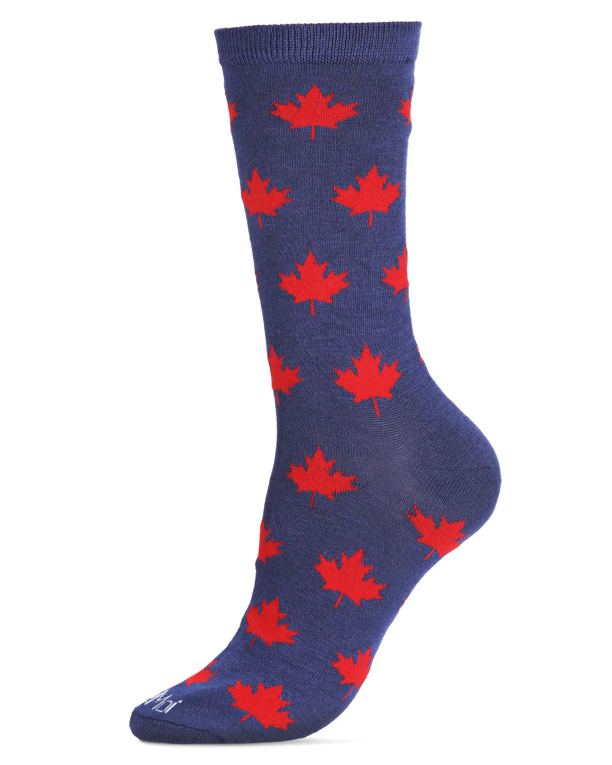 Women's "Oh Canada" Rayon Blend Novelty Crew Sock sold by MeMoi