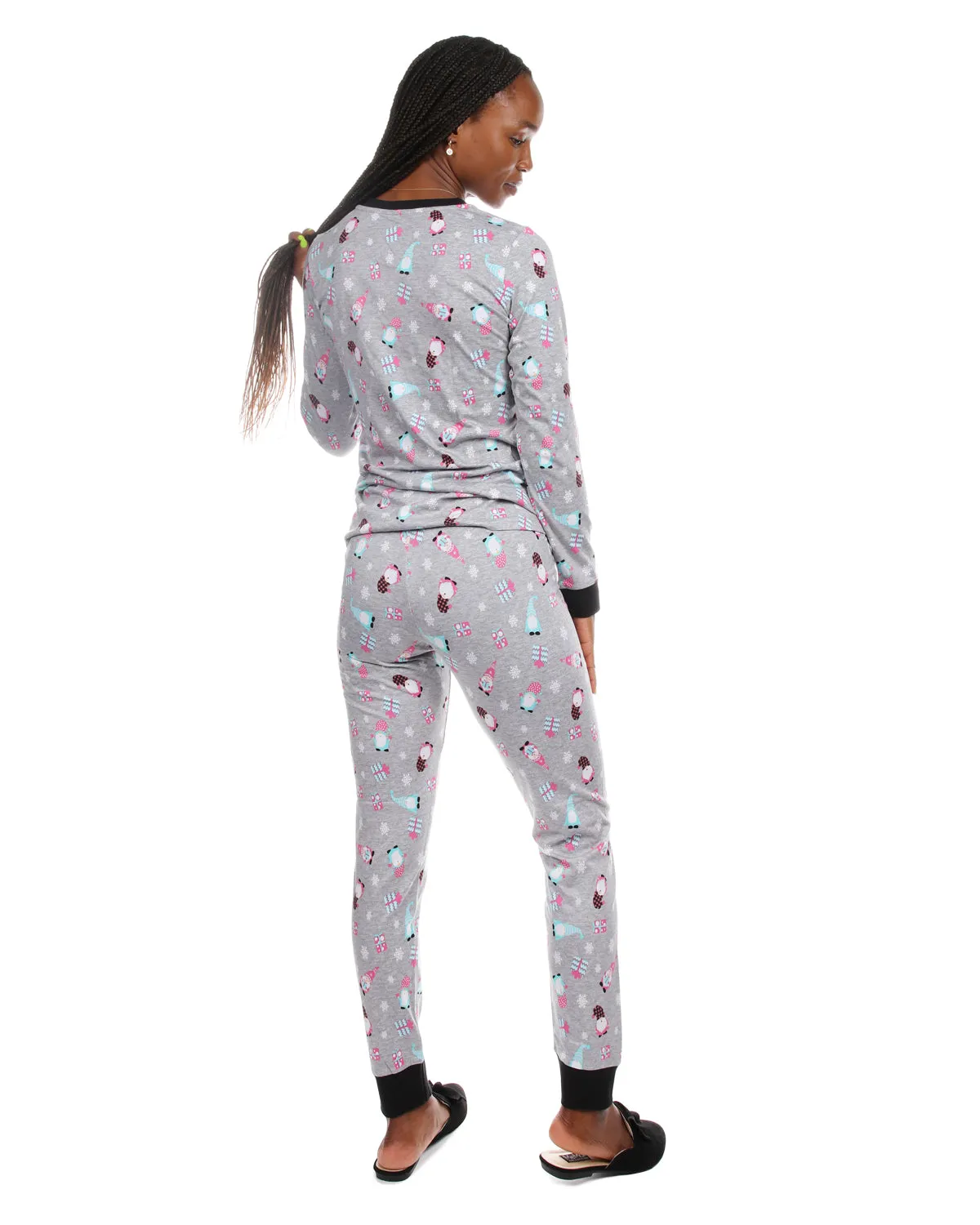 Women's Holiday Gnomes Two-Piece PJ Set in a Bag sold by MeMoi product image thumbnail 2