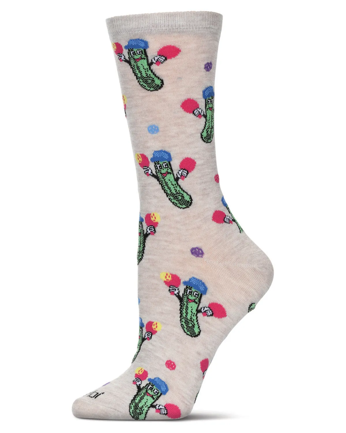 Women's Pickleball Bamboo Blend Crew Sock sold by MeMoi product image thumbnail 2