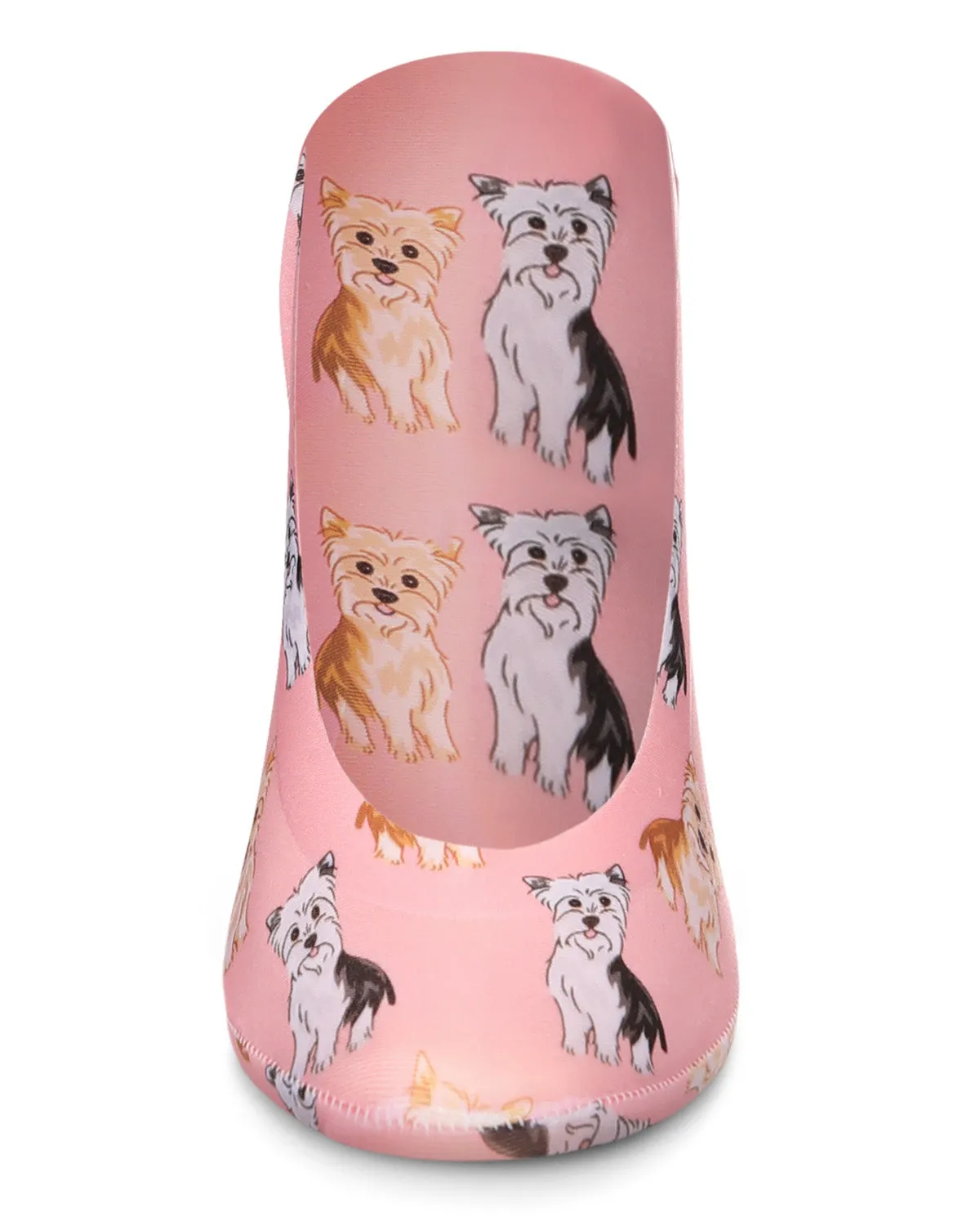 Women's 5 Pair Pack Dog Fine Edge No Show Liner Socks sold by MeMoi product image thumbnail 3