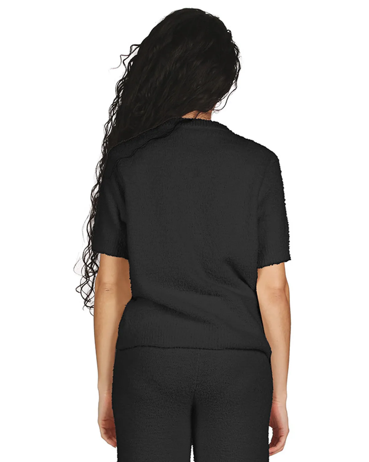 Women's Soft Touch Cozy Knit Casual Short Sleeve Top sold by MeMoi product image thumbnail 4