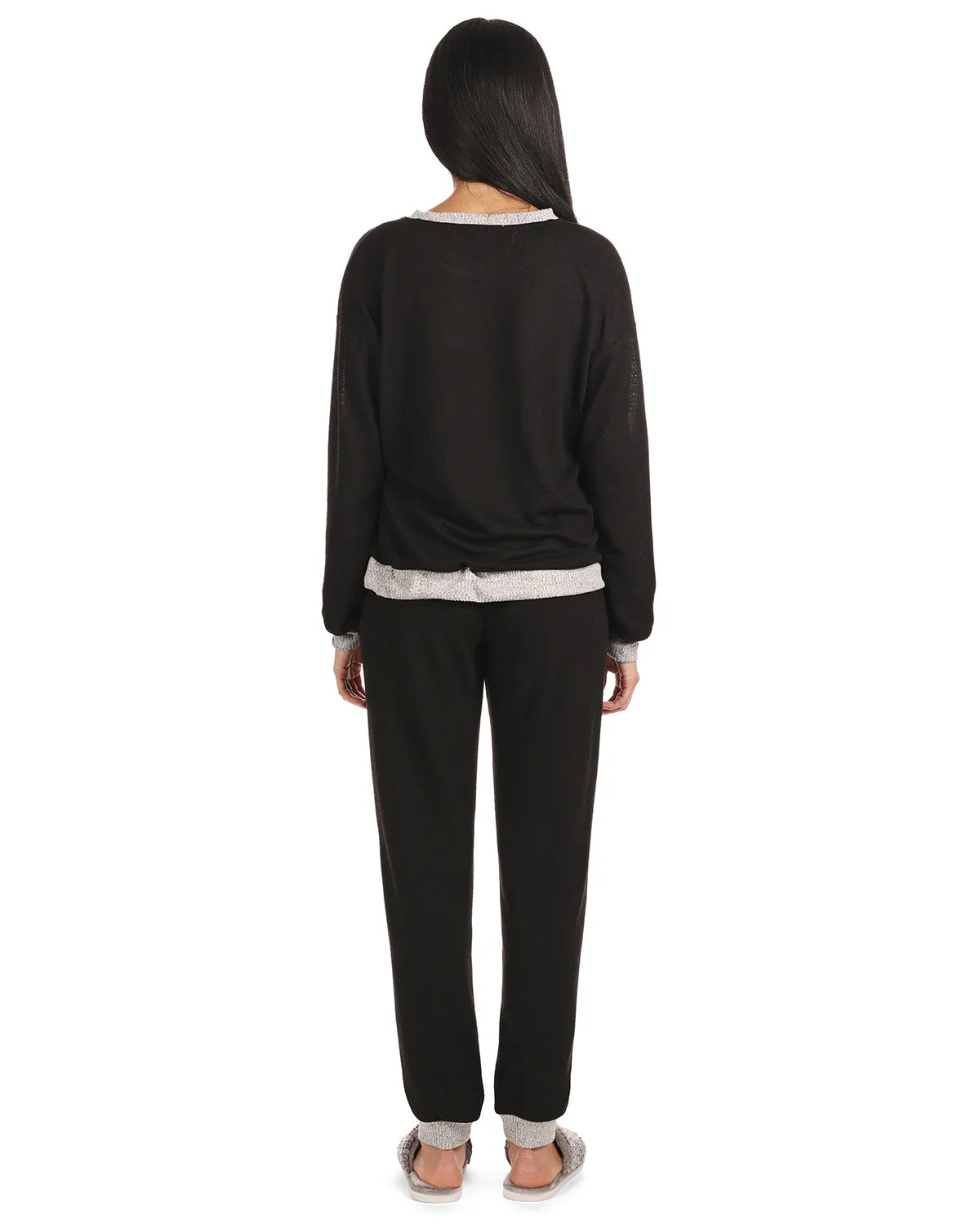 Women's Hacci Matching Pullover Top and Jogger Pants Set sold by MeMoi product image thumbnail 3