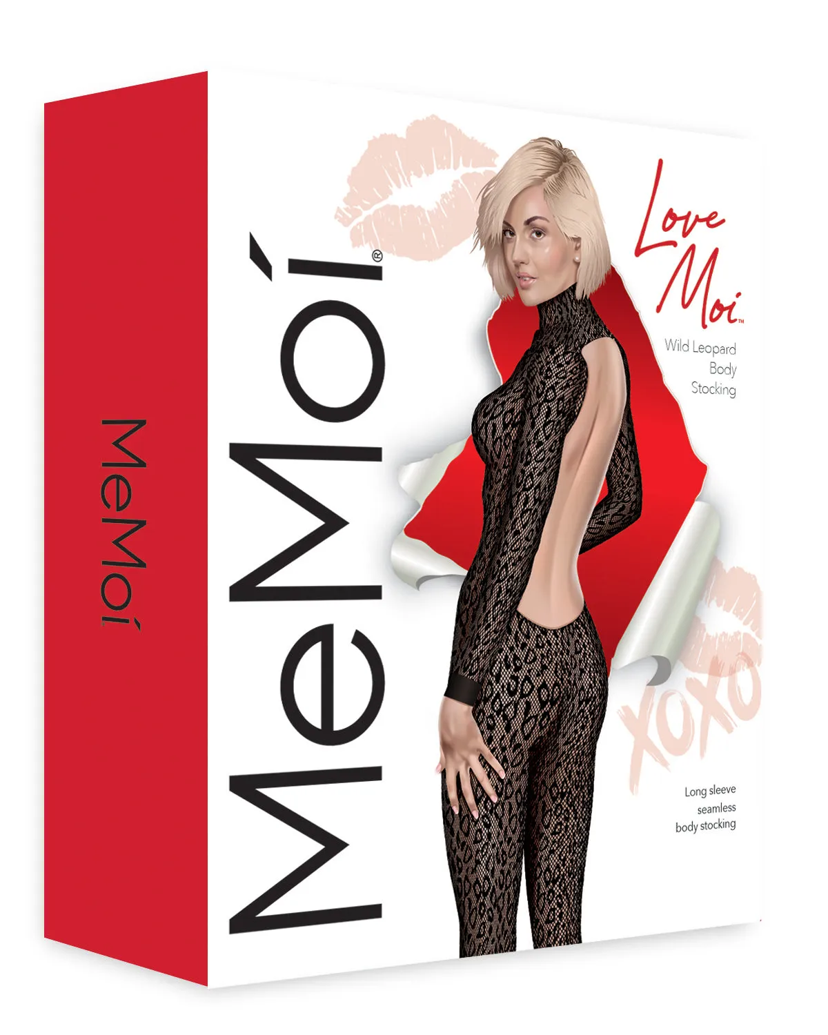Women's Wild Leopard Long Sleeve Seamless Body Stocking sold by MeMoi product image thumbnail 4