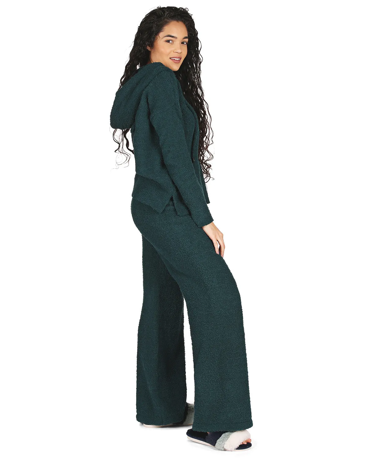 Women's Cozy Knit Ultra-Soft Solid Lounge Pants sold by MeMoi product image thumbnail 3