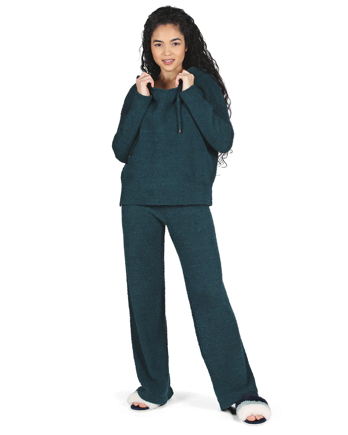 Women's Cozy Knit Ultra-Soft Solid Lounge Pants sold by MeMoi product image thumbnail 2