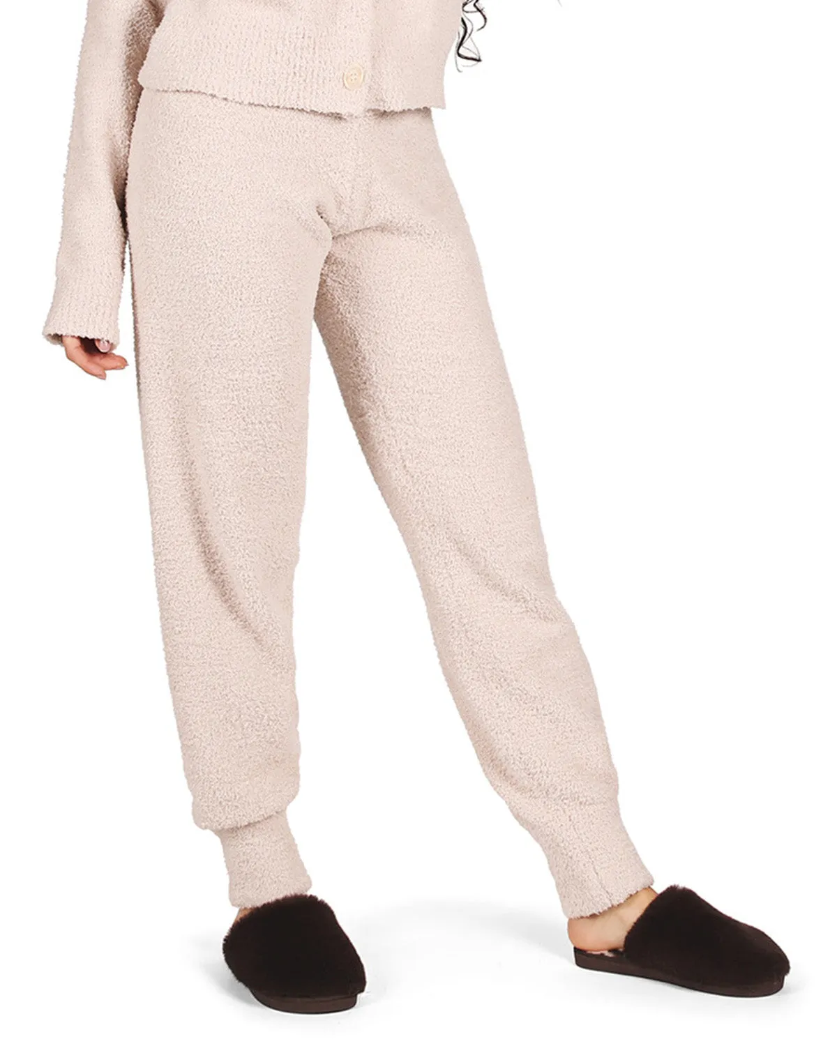 Women's Soft and Cozy Knit Casual Solid Jogger Pants sold by MeMoi product image thumbnail 3