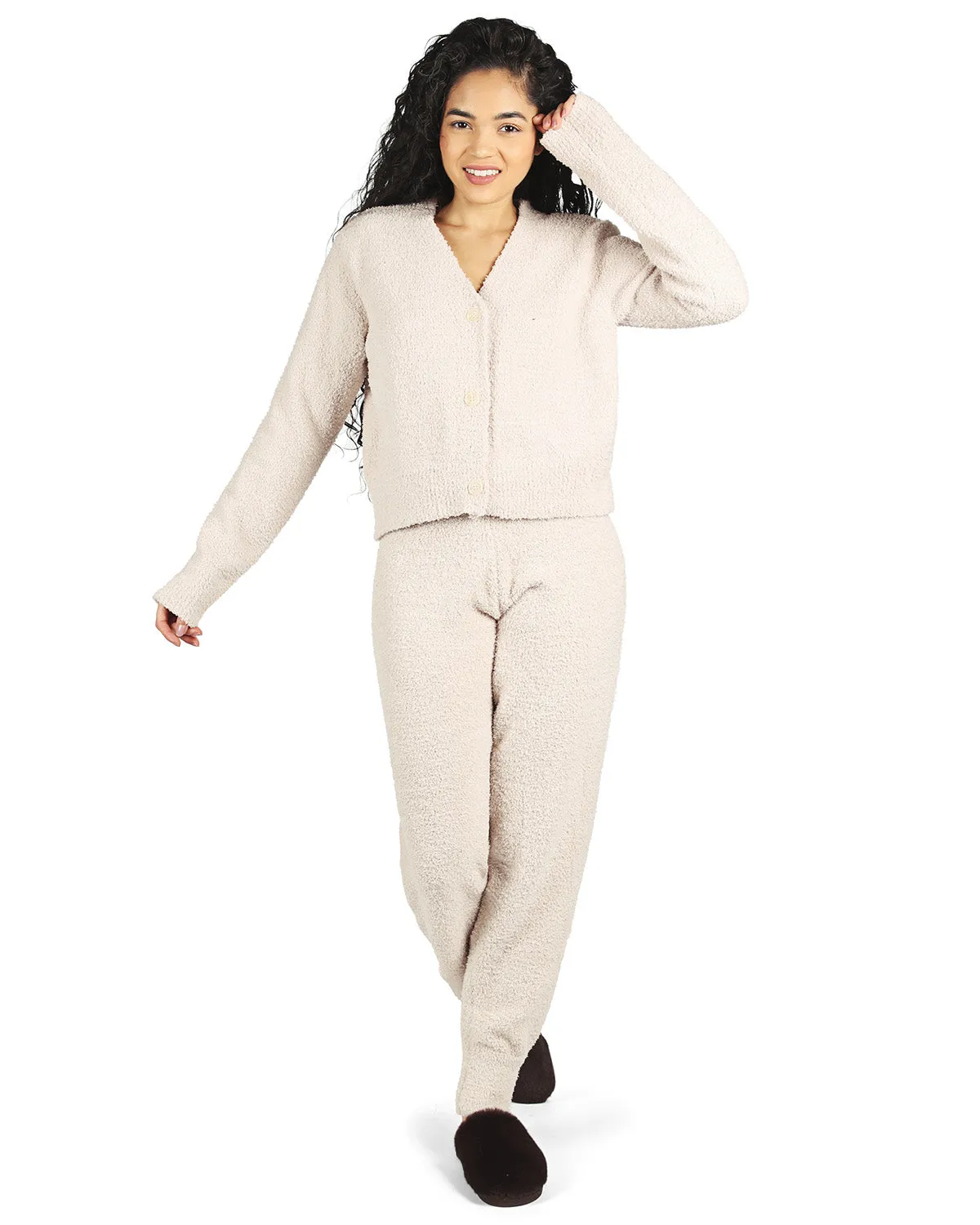 Women's Soft and Cozy Knit Casual Solid Jogger Pants sold by MeMoi product image thumbnail 4