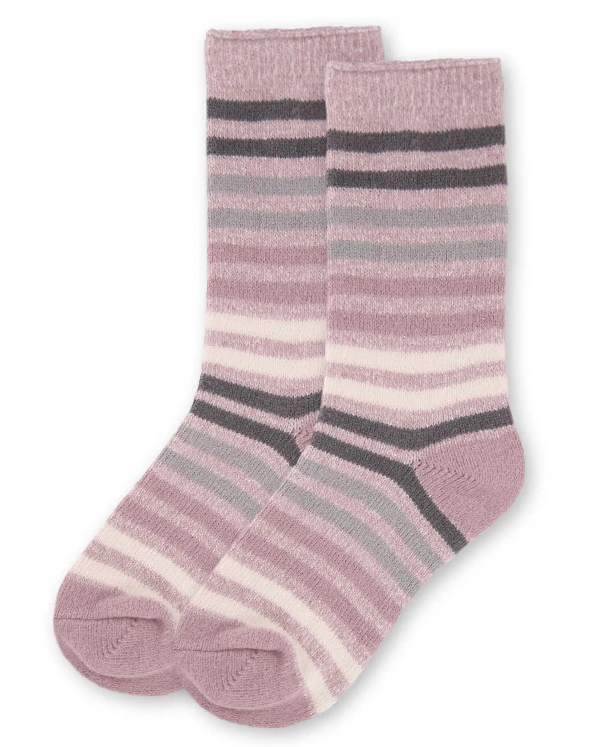 Women's Multicolor Stripe Buttersoft Cozy Crew Socks sold by MeMoi product image thumbnail 3