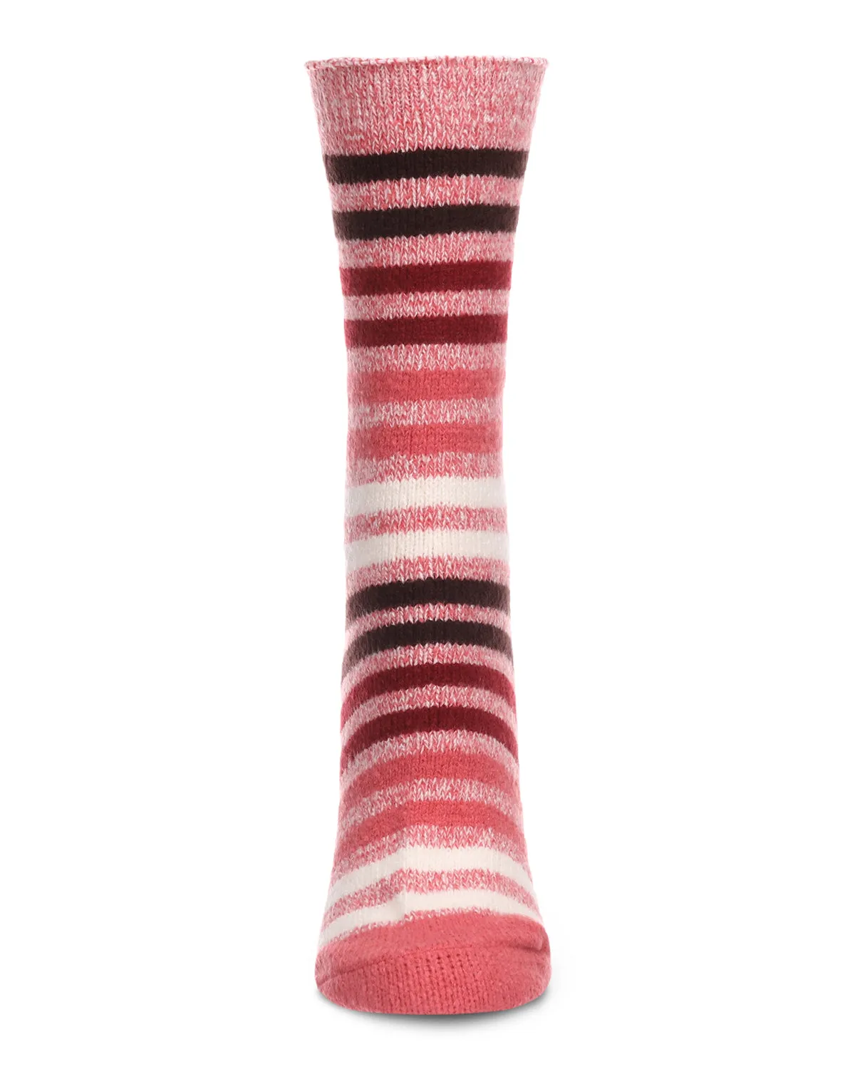 Women's Multicolor Stripe Buttersoft Cozy Crew Socks sold by MeMoi product image thumbnail 5