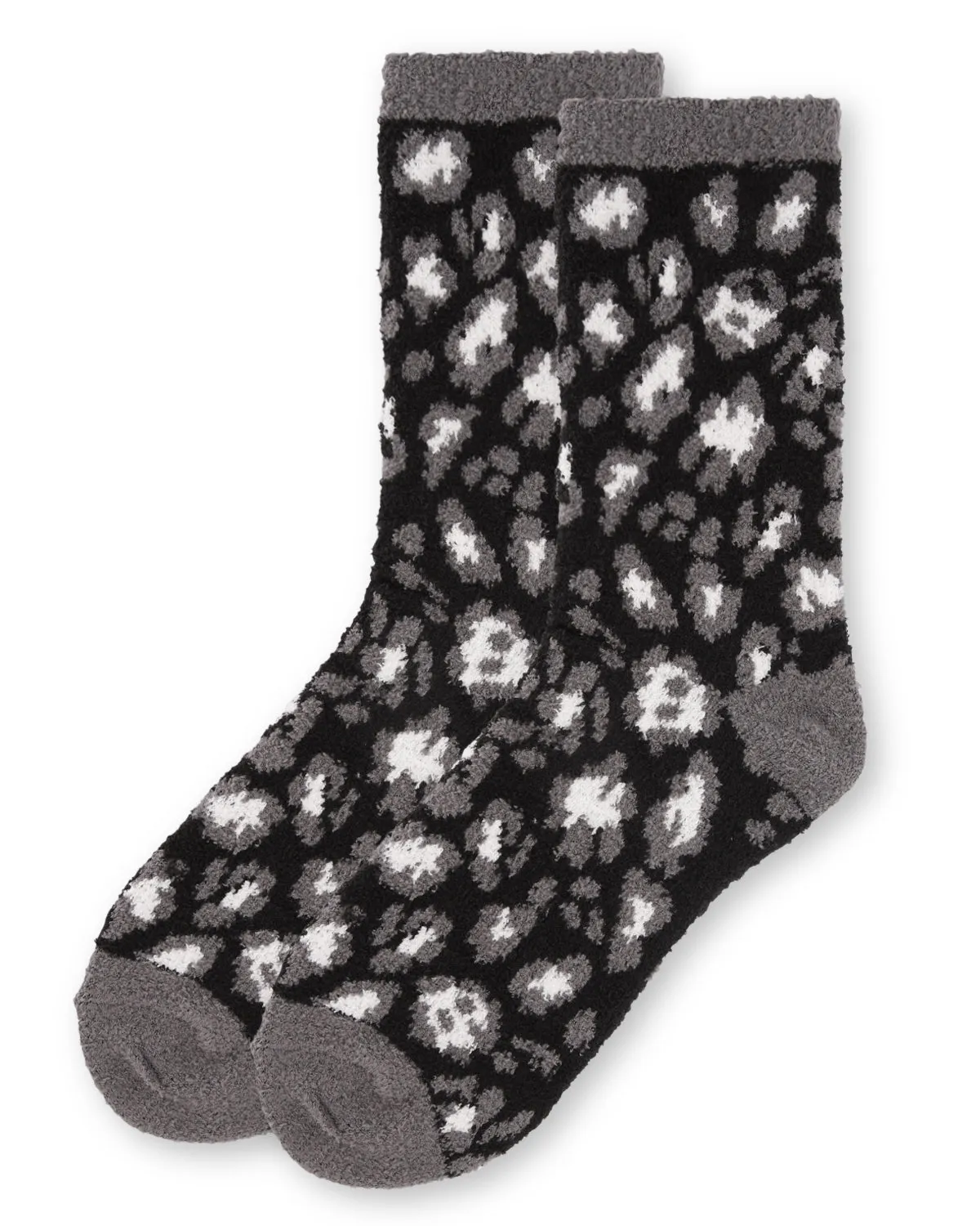Women's Leopard Super Soft Cozy Crew Socks sold by MeMoi product image thumbnail 5