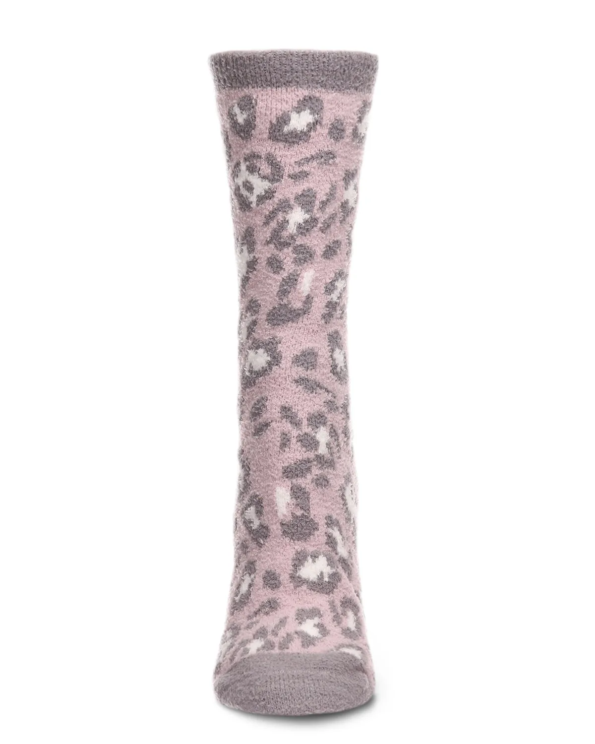 Women's Leopard Super Soft Cozy Crew Socks sold by MeMoi product image thumbnail 3
