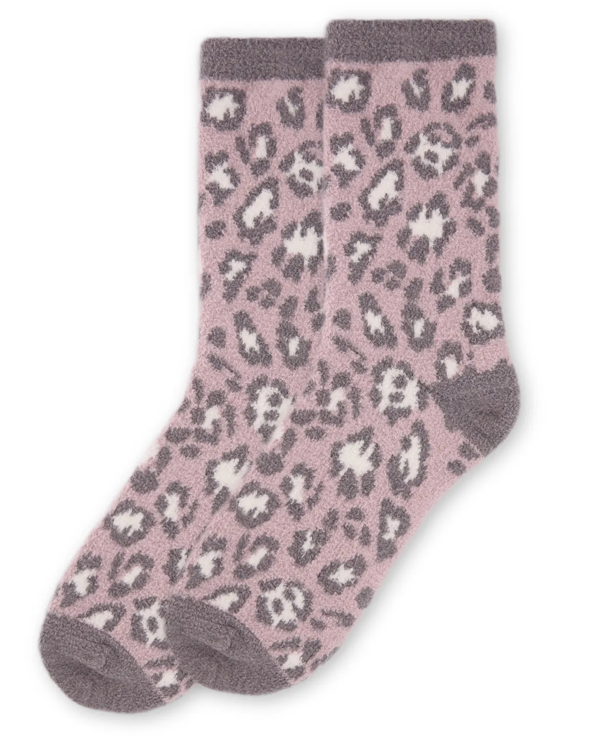 Women's Leopard Super Soft Cozy Crew Socks sold by MeMoi product image thumbnail 2