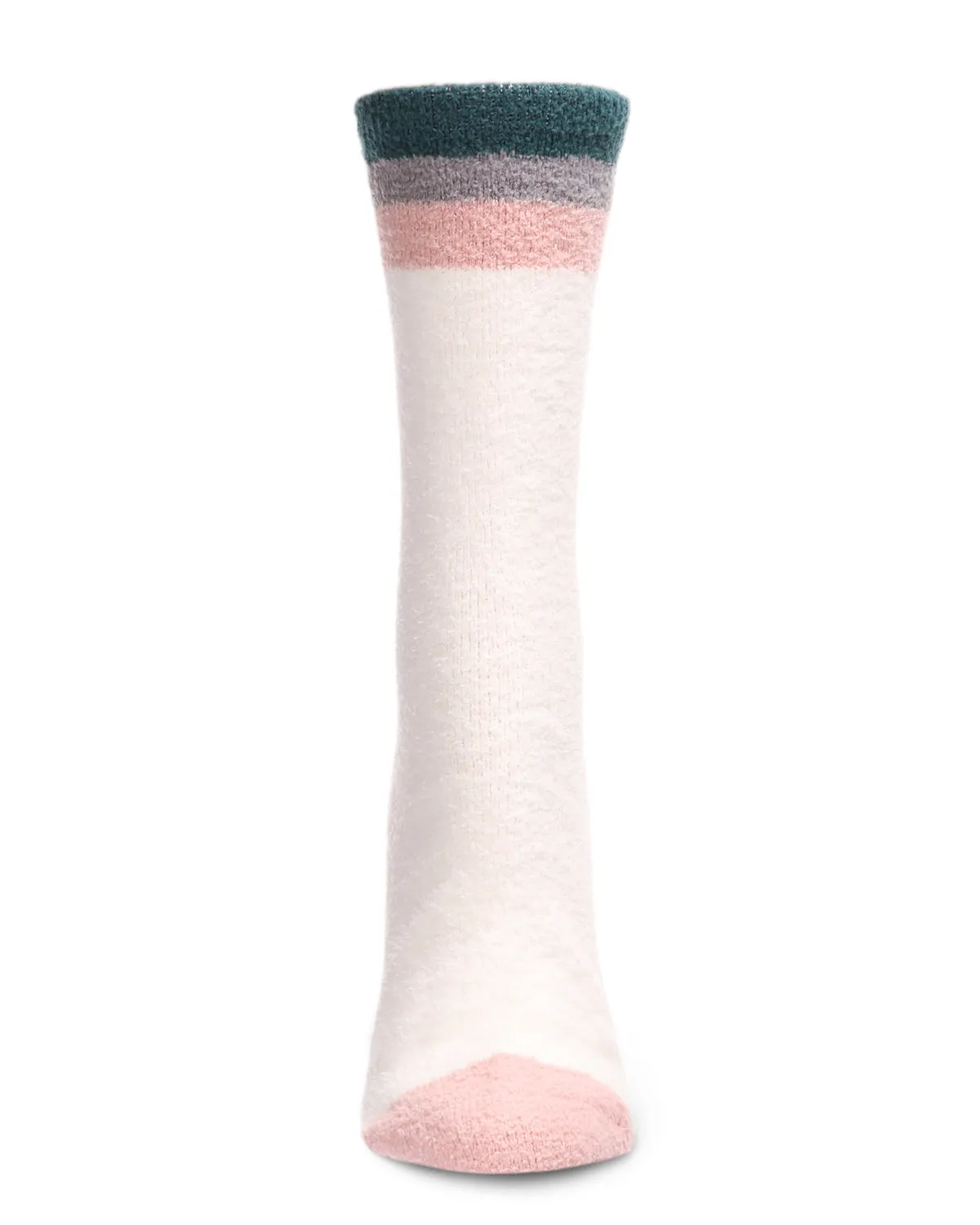 Women's Solid Retro Stripe Super Soft Cozy Crew Socks sold by MeMoi product image thumbnail 3