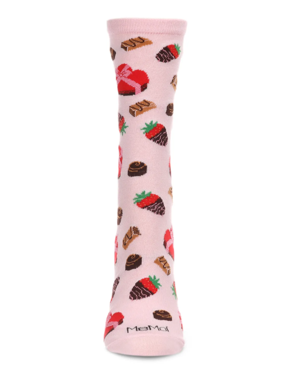 Box Of Chocolates Bamboo Blend Crew Socks sold by MeMoi product image thumbnail 2