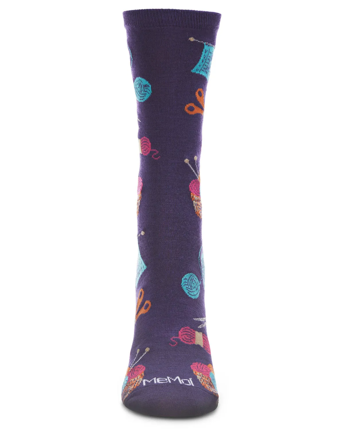 Knitting Bamboo Blend Crew Socks sold by MeMoi product image thumbnail 2