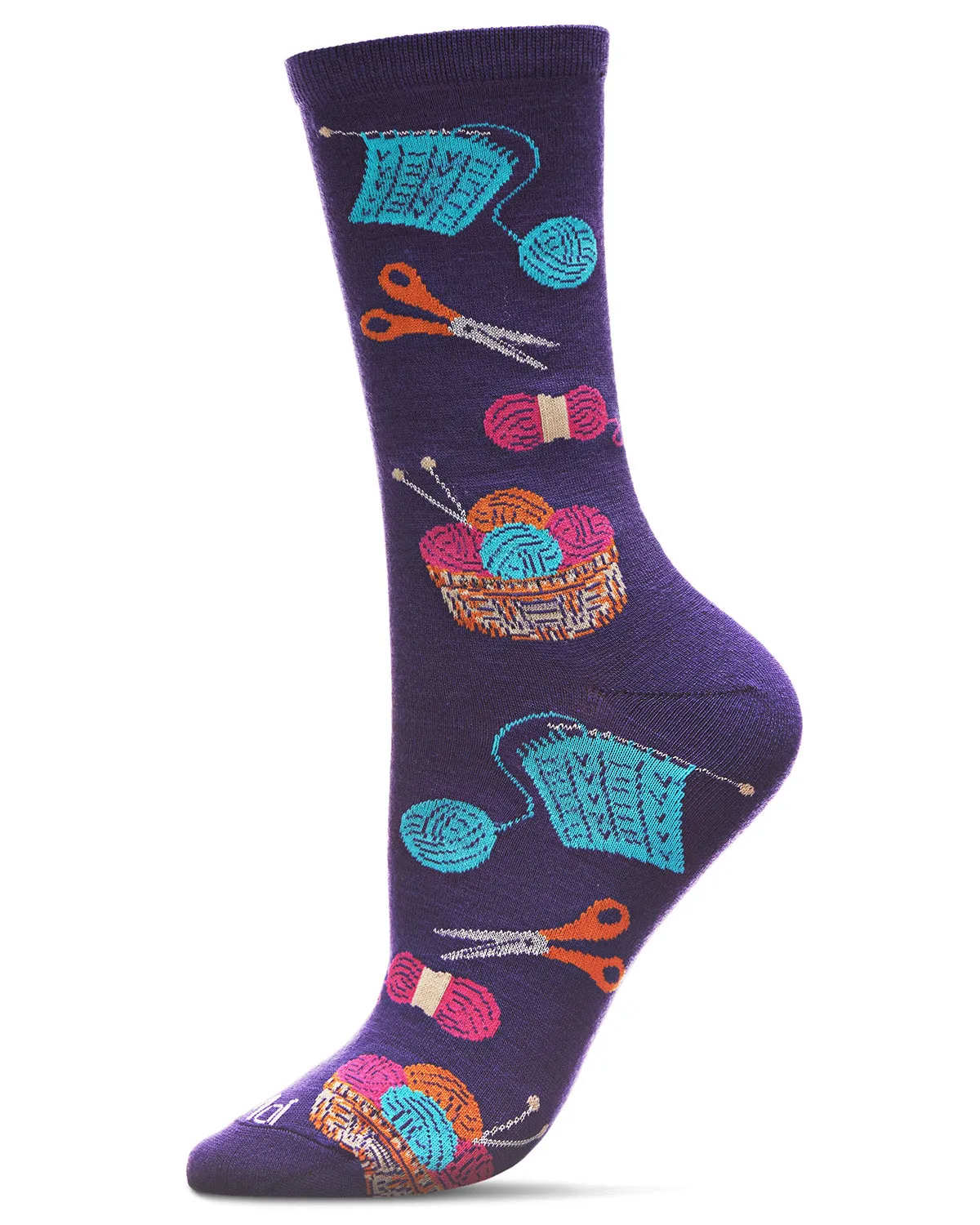 Knitting Bamboo Blend Crew Socks sold by MeMoi