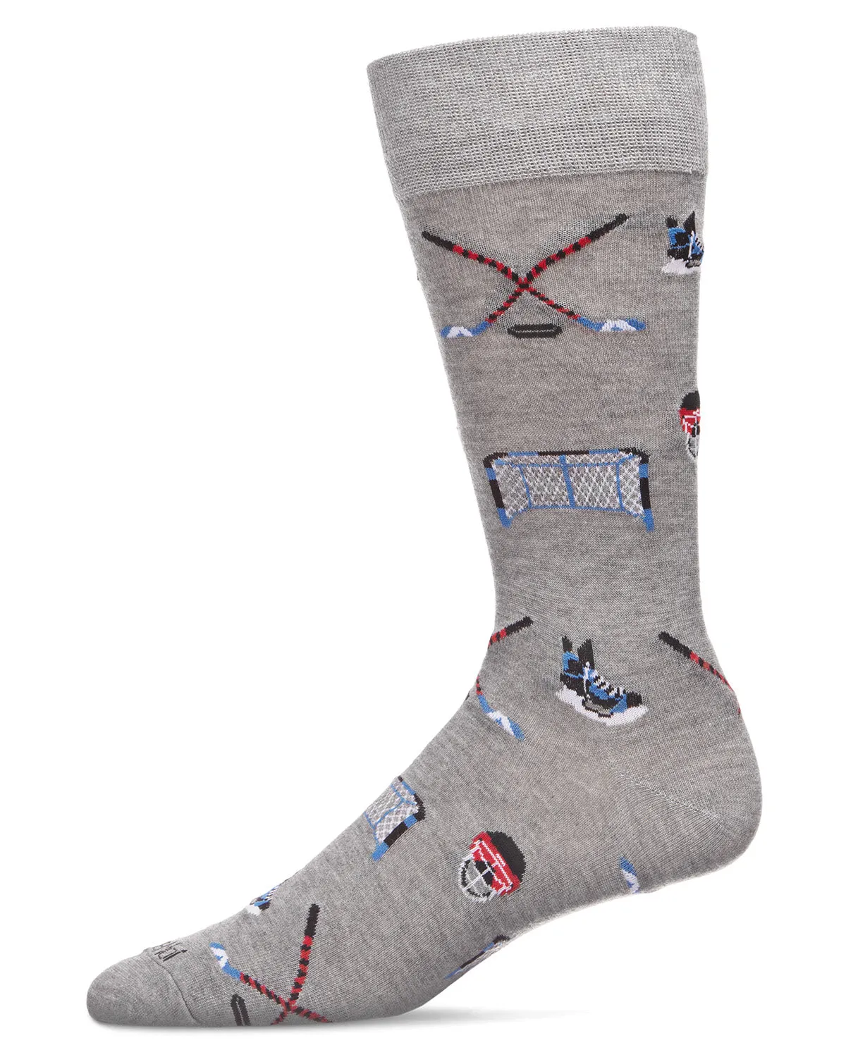 Men's "Hockey Lovers" Rayon from Bamboo Blend Novelty Crew Sock sold by MeMoi product image thumbnail 4